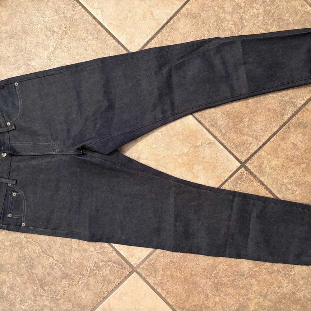 Men's Selvedge Denim Jeans Slim Fit Uniqlo